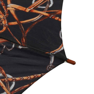 AWST Intl - Lila Linear Horses Umbrella