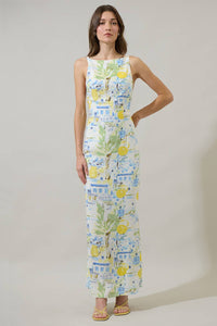 Bart Town Mizie Open Back Midi Dress