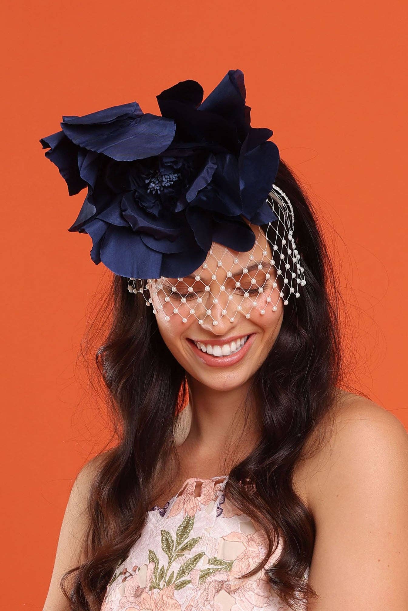 Morgan & Taylor - Cindy Fascinator in Navy