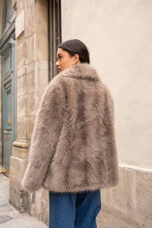 Faux Fur Coat Jacket