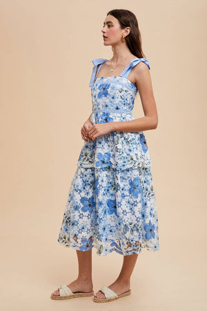 Iris Floral Midi