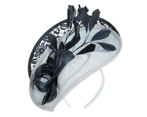 Sinamay & Lace Fascinator