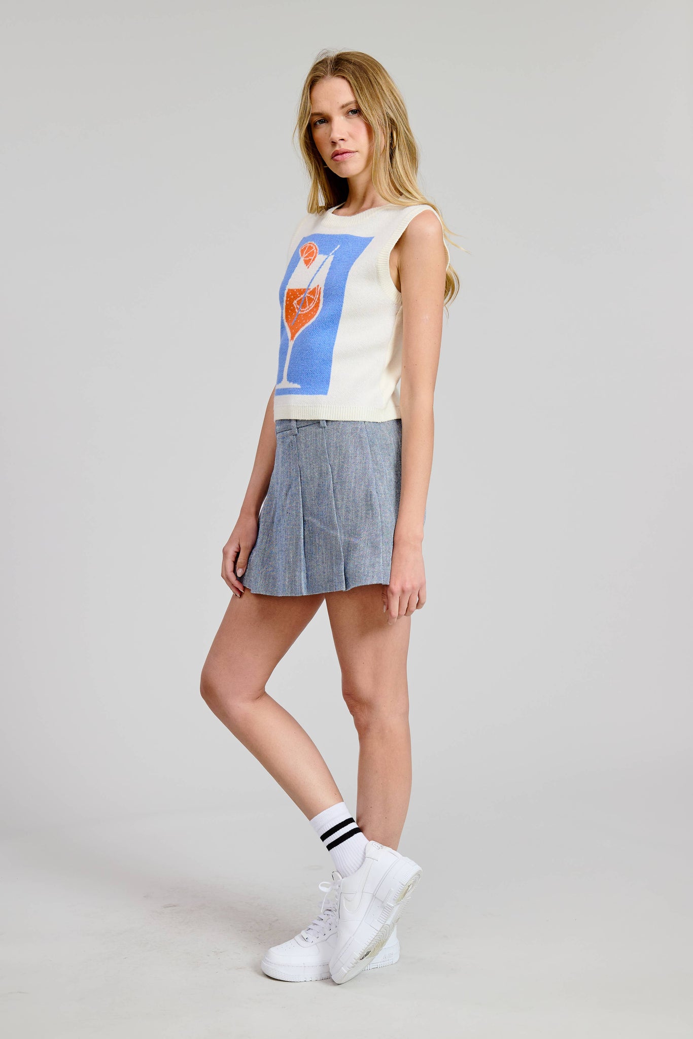 Summer Spritz Sweater Vest Top