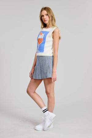 Summer Spritz Sweater Vest Top