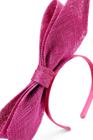 Morgan & Taylor - Madeline Fascinator in Hot Pink
