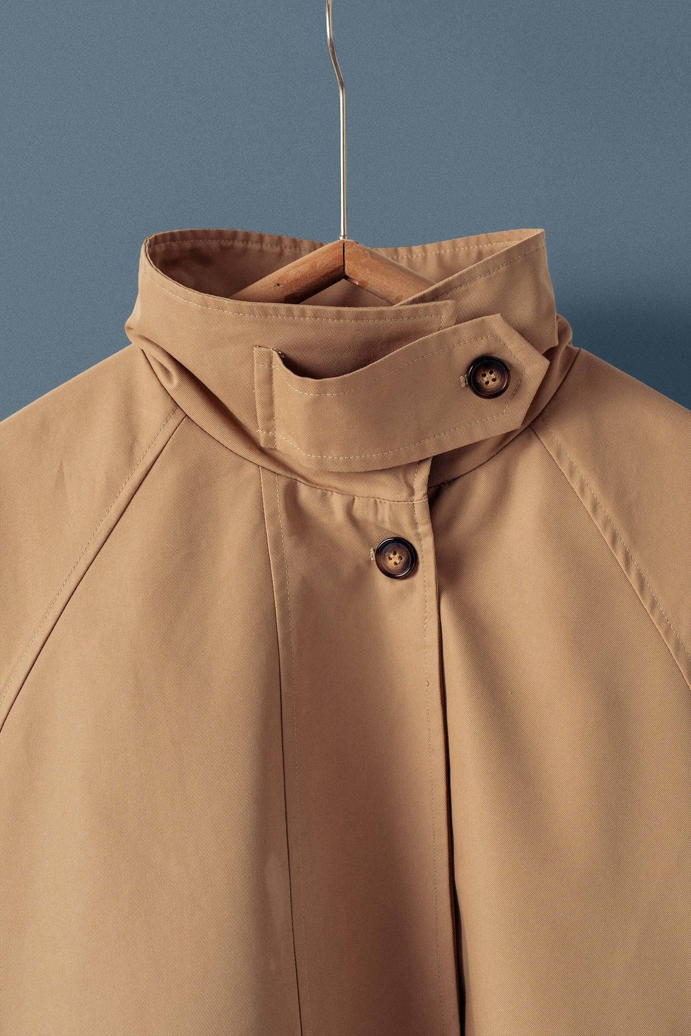 Modern A-Line Trench Jacket