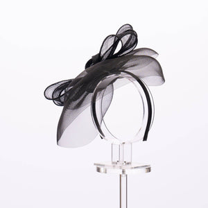 Sinamay/Crinoline Bow Fascinator