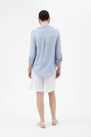 Tab Button Down Shirt