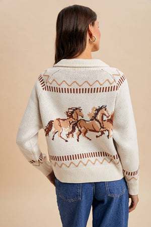 Zip Front Cardigan