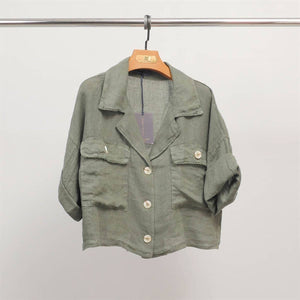 Blue Linen SHirt