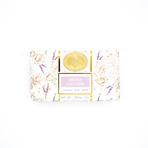 French Lavender Wrapped Bar Soap