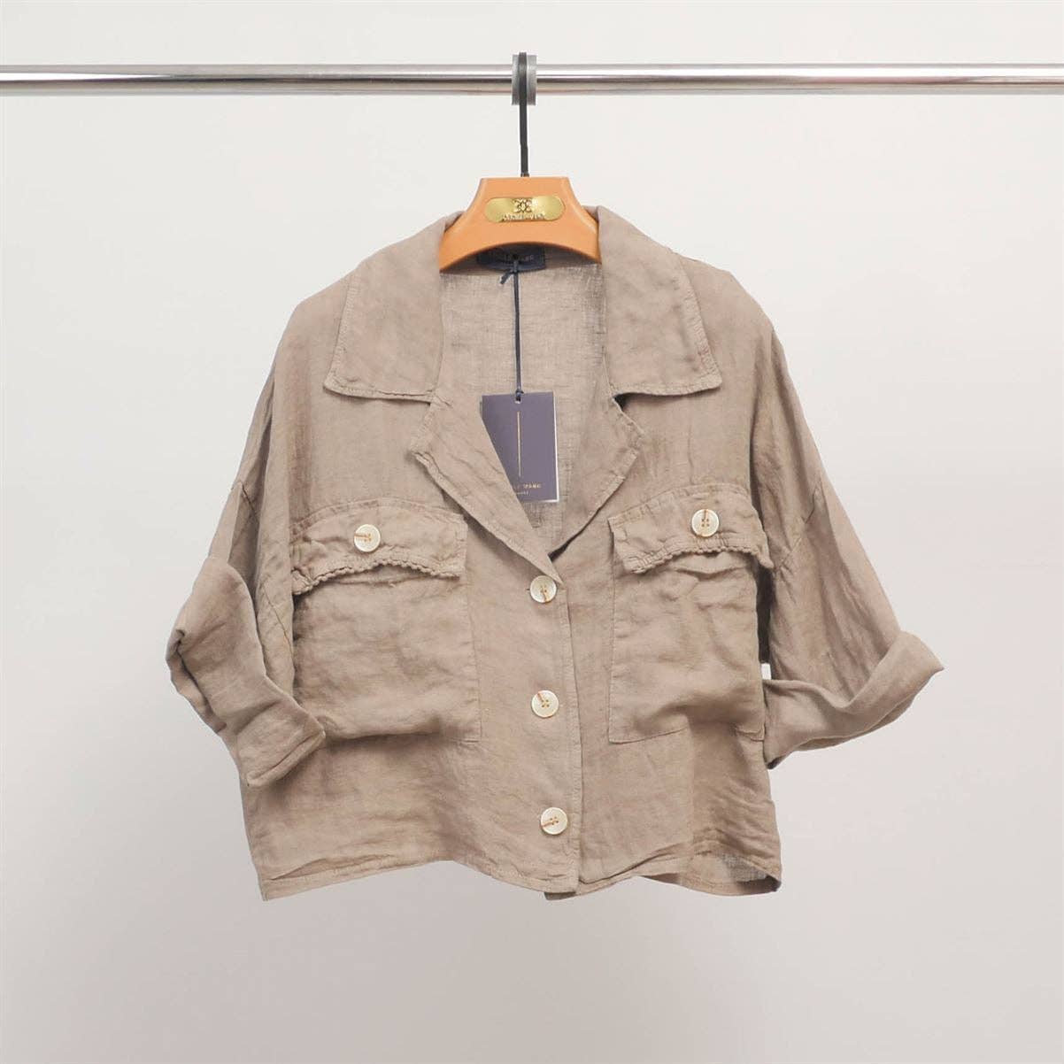 Blue Linen SHirt