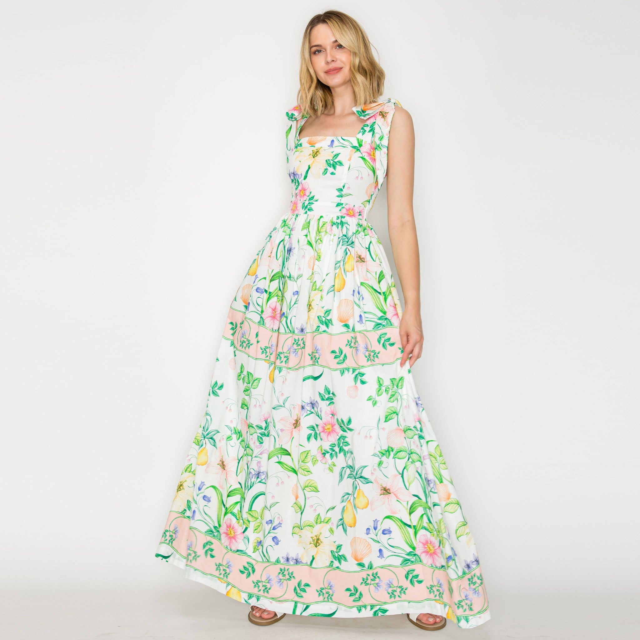 Romantic Garden Maxi Dress