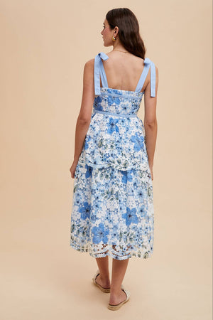 Iris Floral Midi