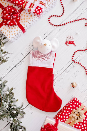 Meiya the Mouse Holiday Stocking