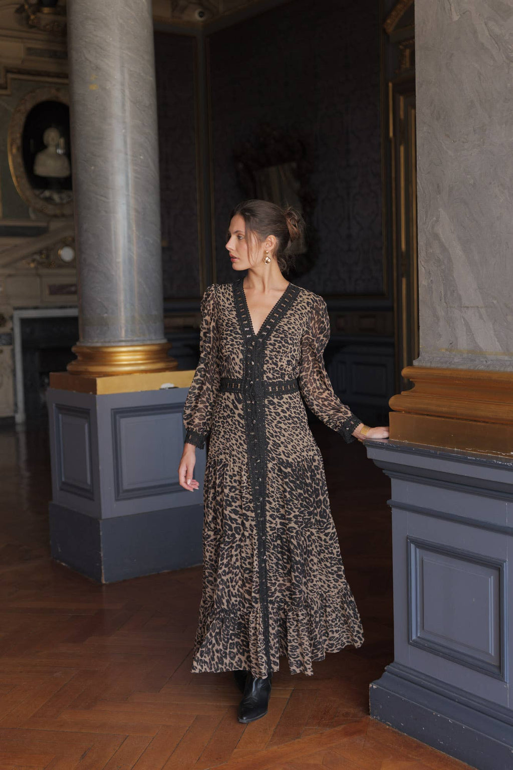 Leopard Avril Dress