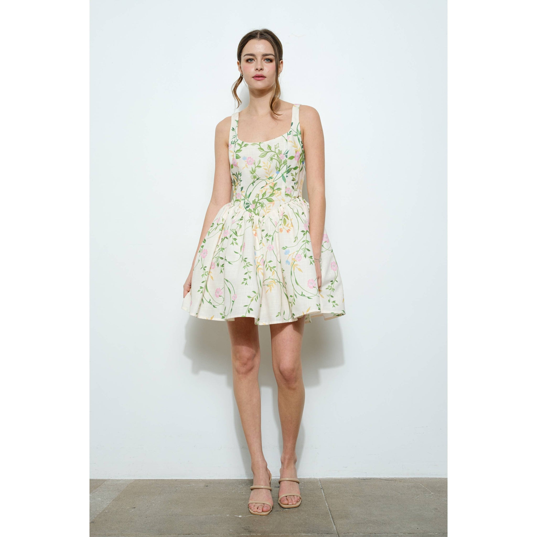 Adeline Flare Mini Dress