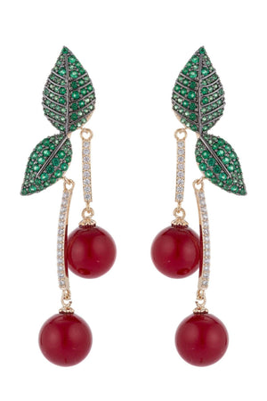 Cerise CZ Earrings