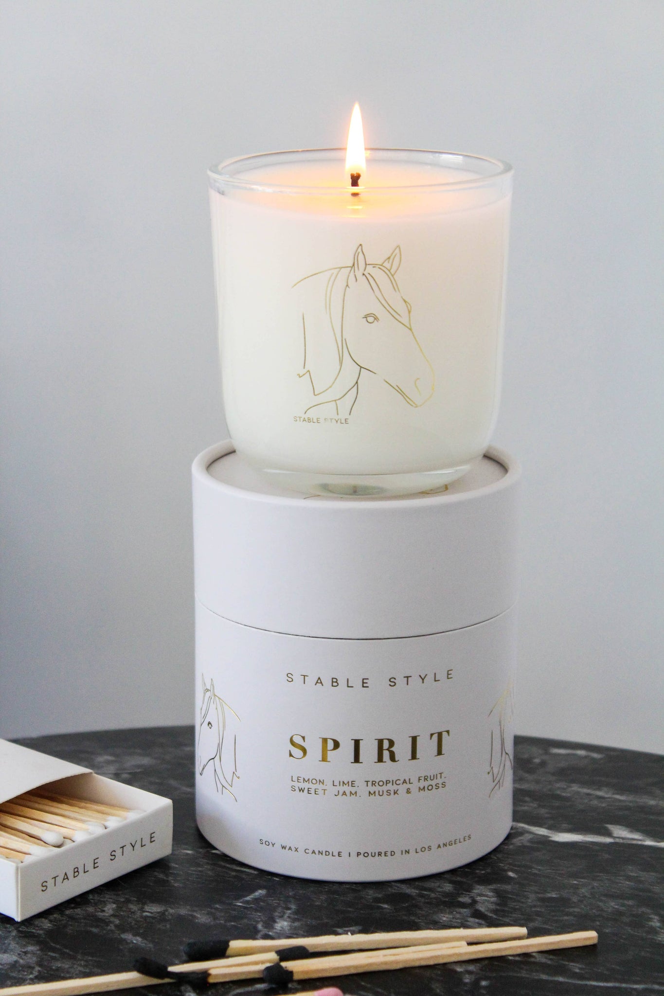 Horse Soy Wax Candle - Spirit 