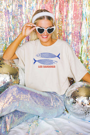 Les Sardines Oversized Tee