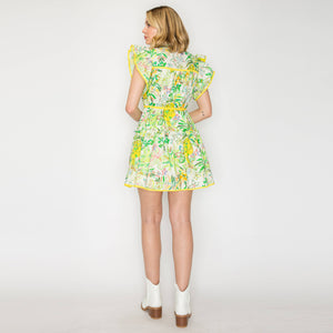 Pineapple Yellow Mini Dress