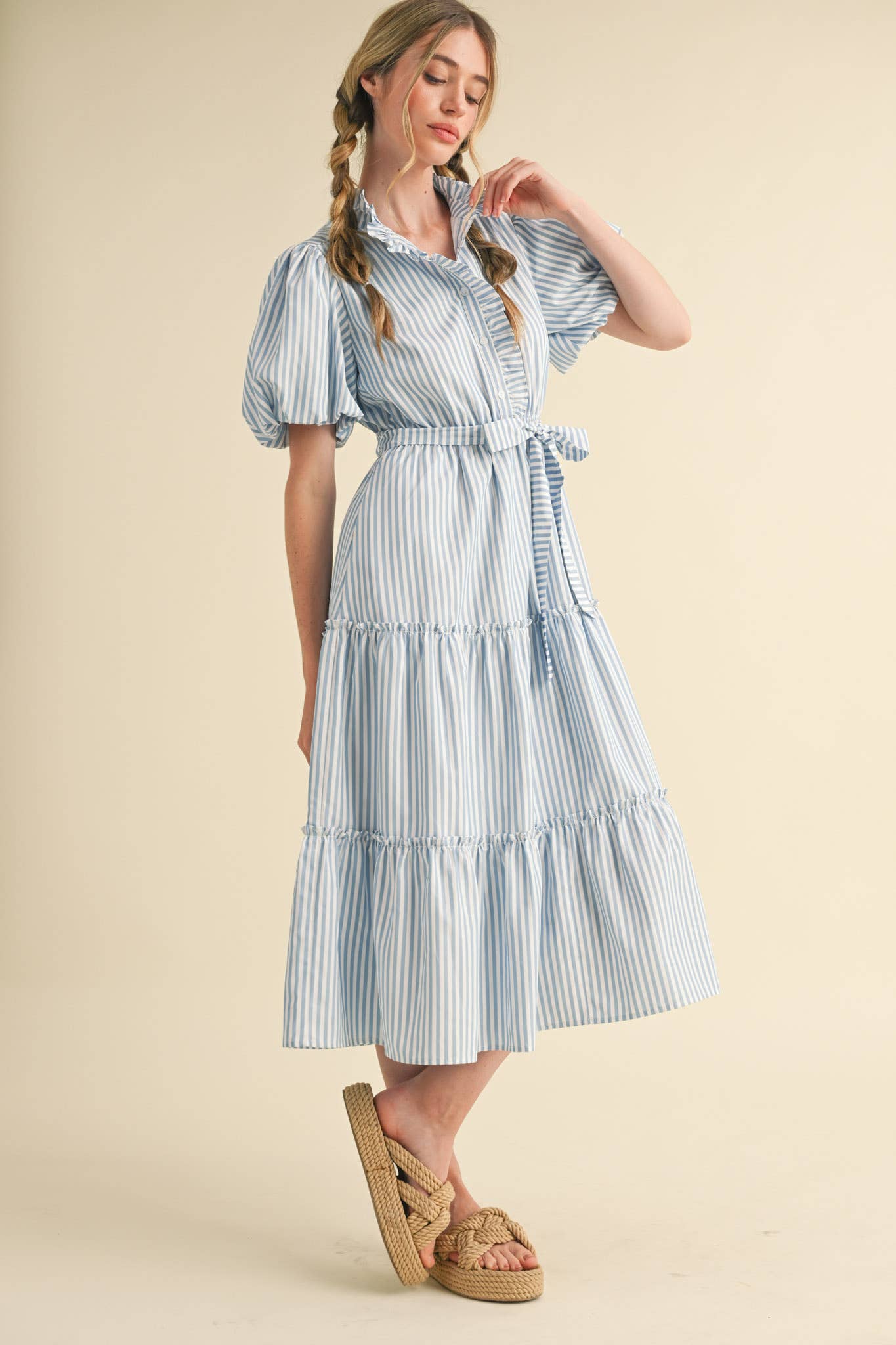 Mimi Ruffle Midi