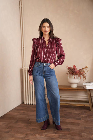 Jane Satin Blouse