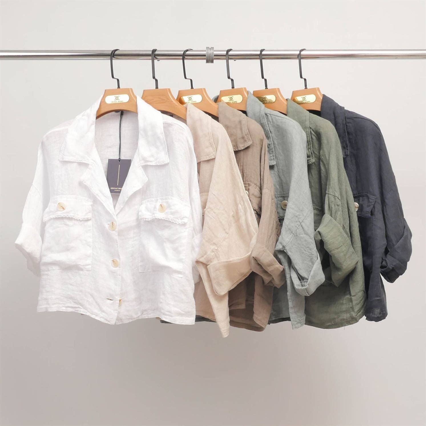 Blue Linen SHirt