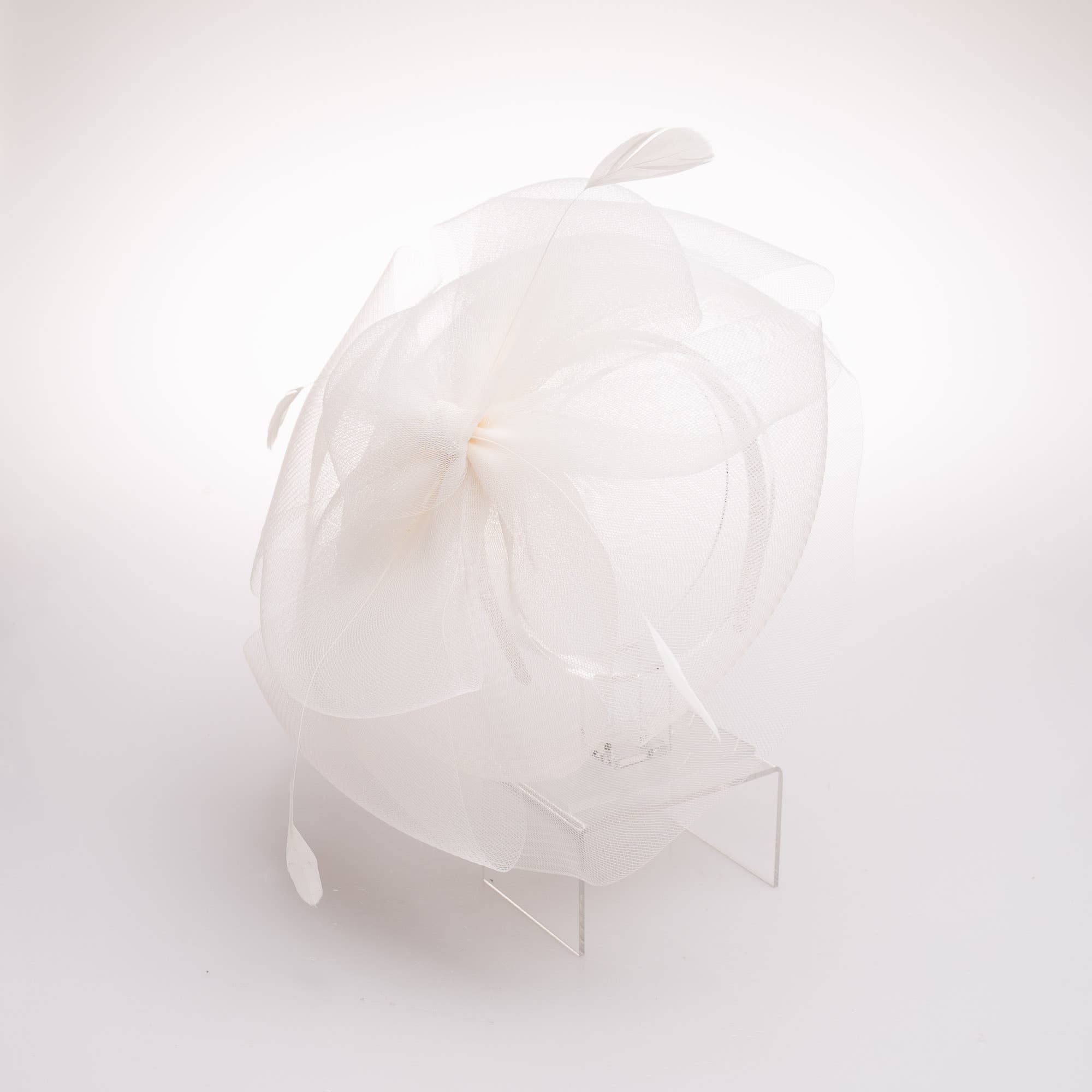 Crinoline Fascinator Red