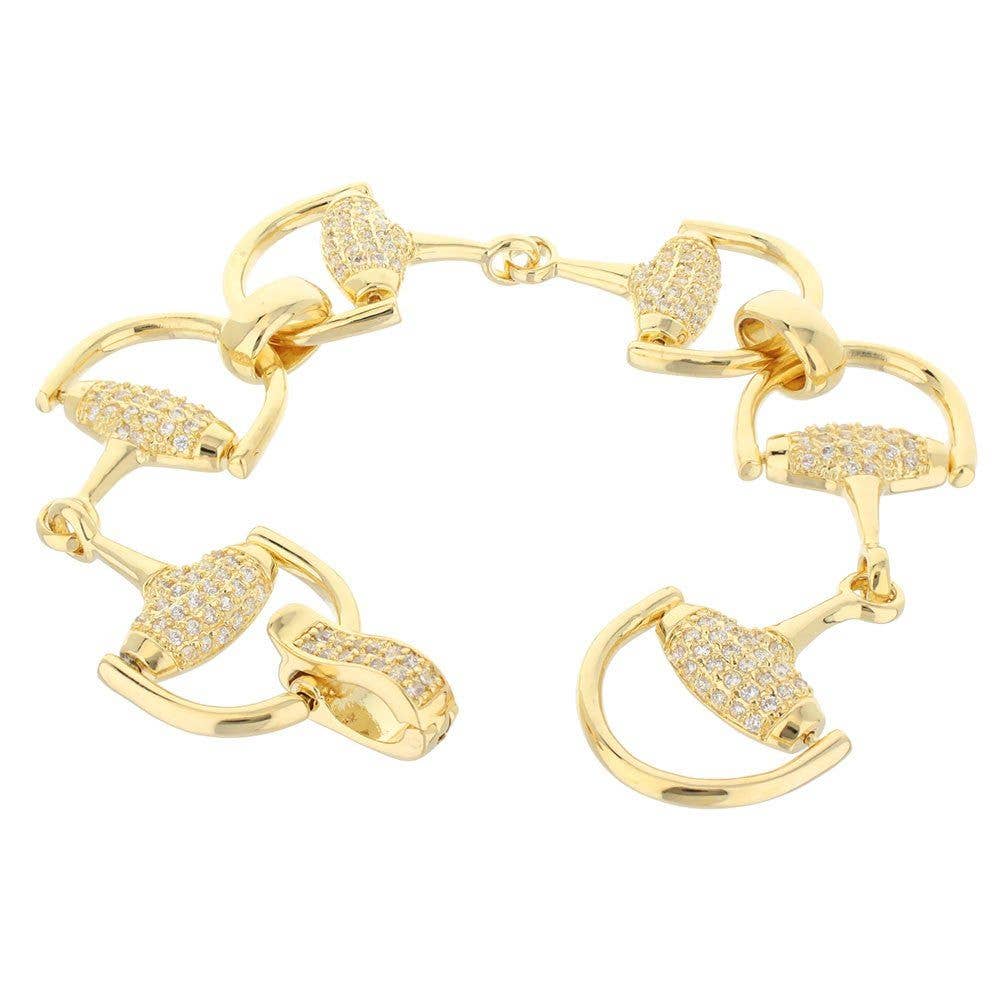 Lauren G Adams - Equestrian Stirrup Bracelet