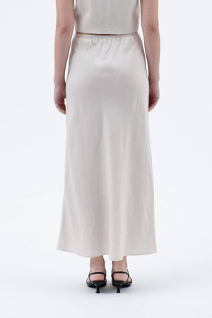 Linen Midi Skirt