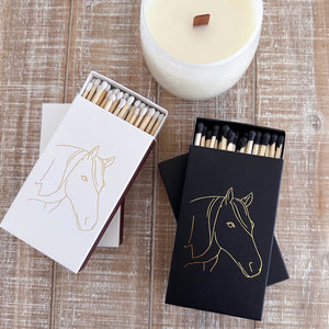 Stable Style - Black Oversized Horse Head Matches