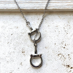 Horse Bit Stirrup Necklace