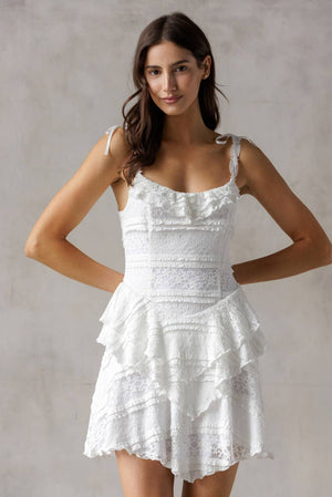 Angie Ruffle Dress