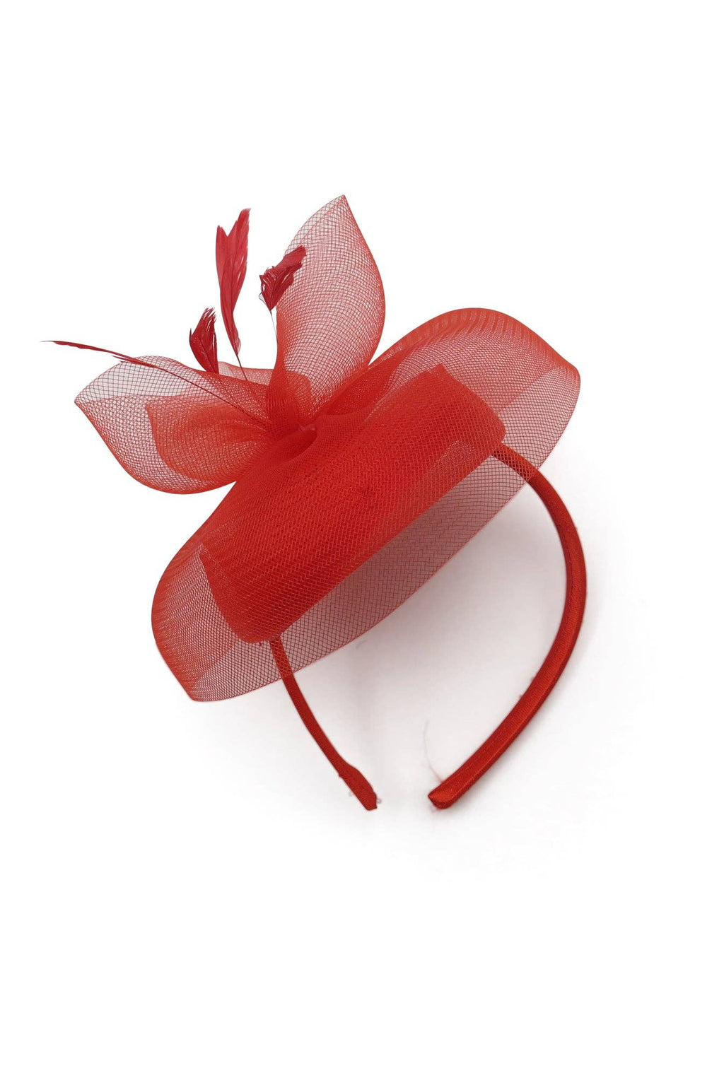 Morgan & Taylor - Elisa Fascinator in Red