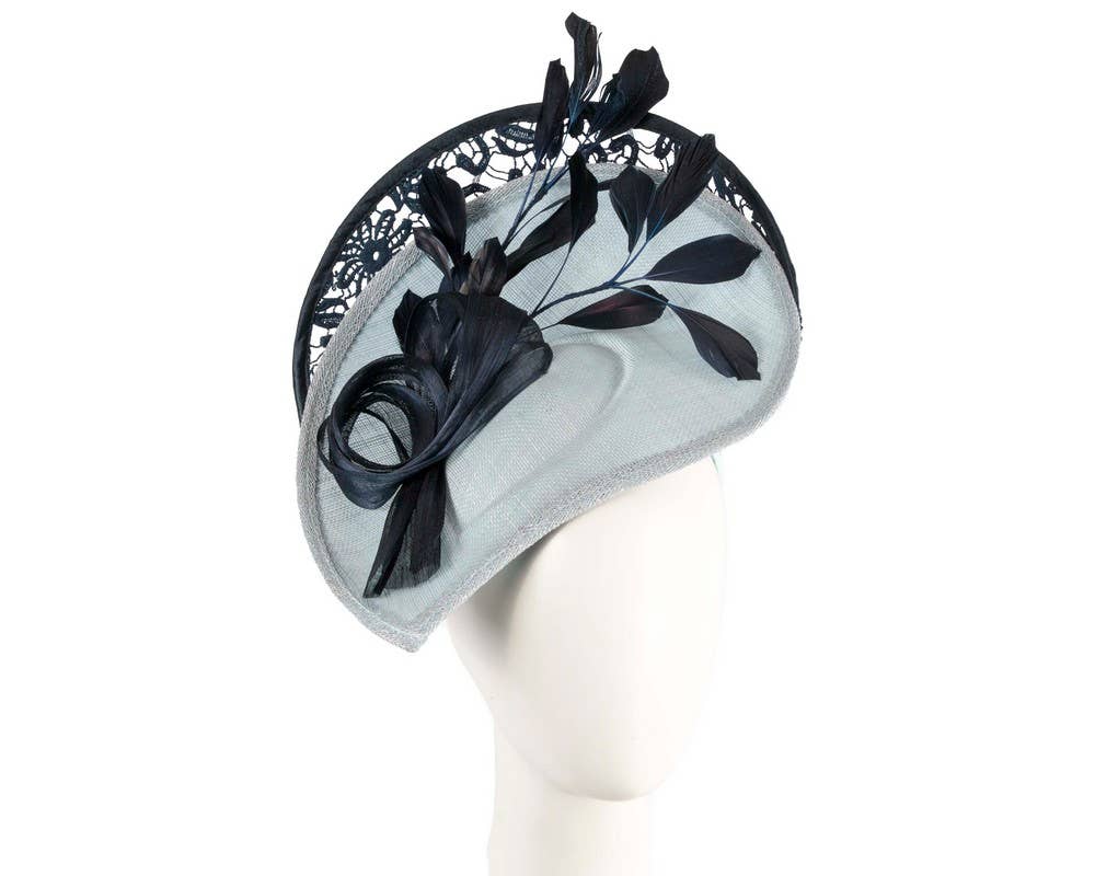 Sinamay & Lace Fascinator