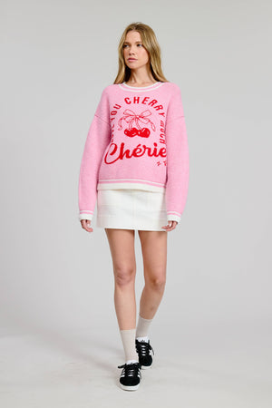 Love You Cherry Much Sweater