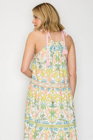 Jungle Maxi Halter Dress