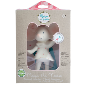 Meiya the Mouse Natural Organic Rubber Squeaker Toy