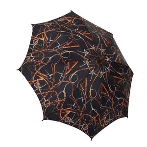 AWST Intl - Lila Linear Horses Umbrella