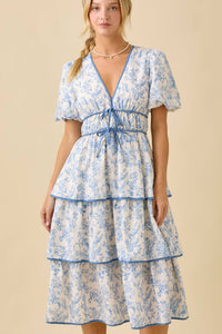 Vintage Horse Toile Midi Dress