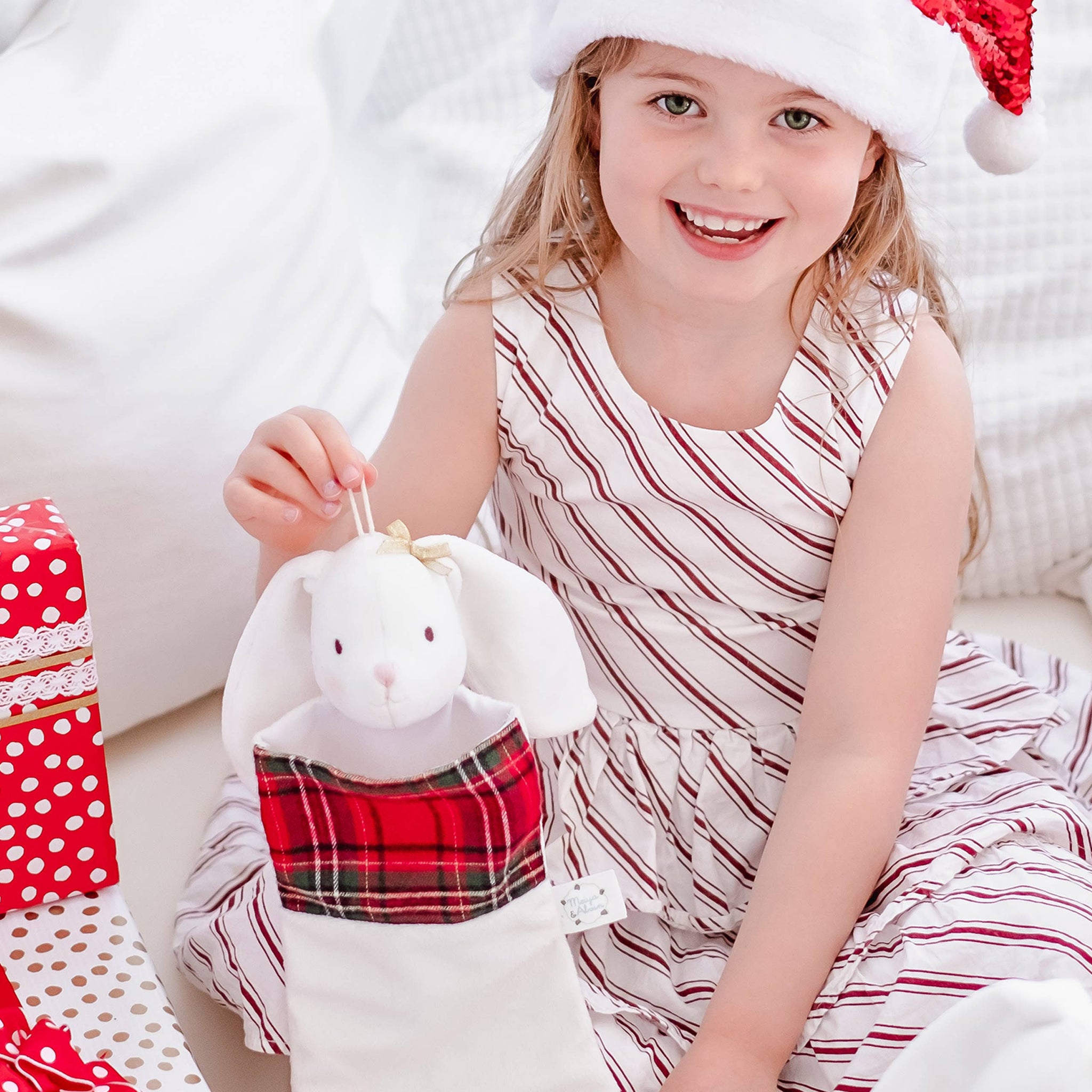 Havah the Bunny Holiday Stocking