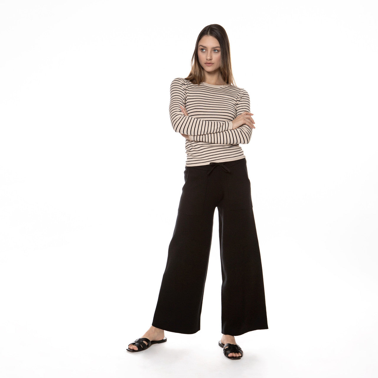 Black Knit Pant