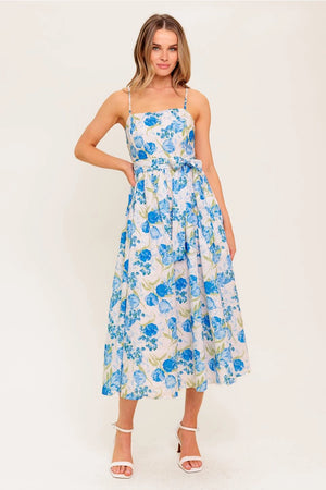 Alissa Eyelet Midi Dress