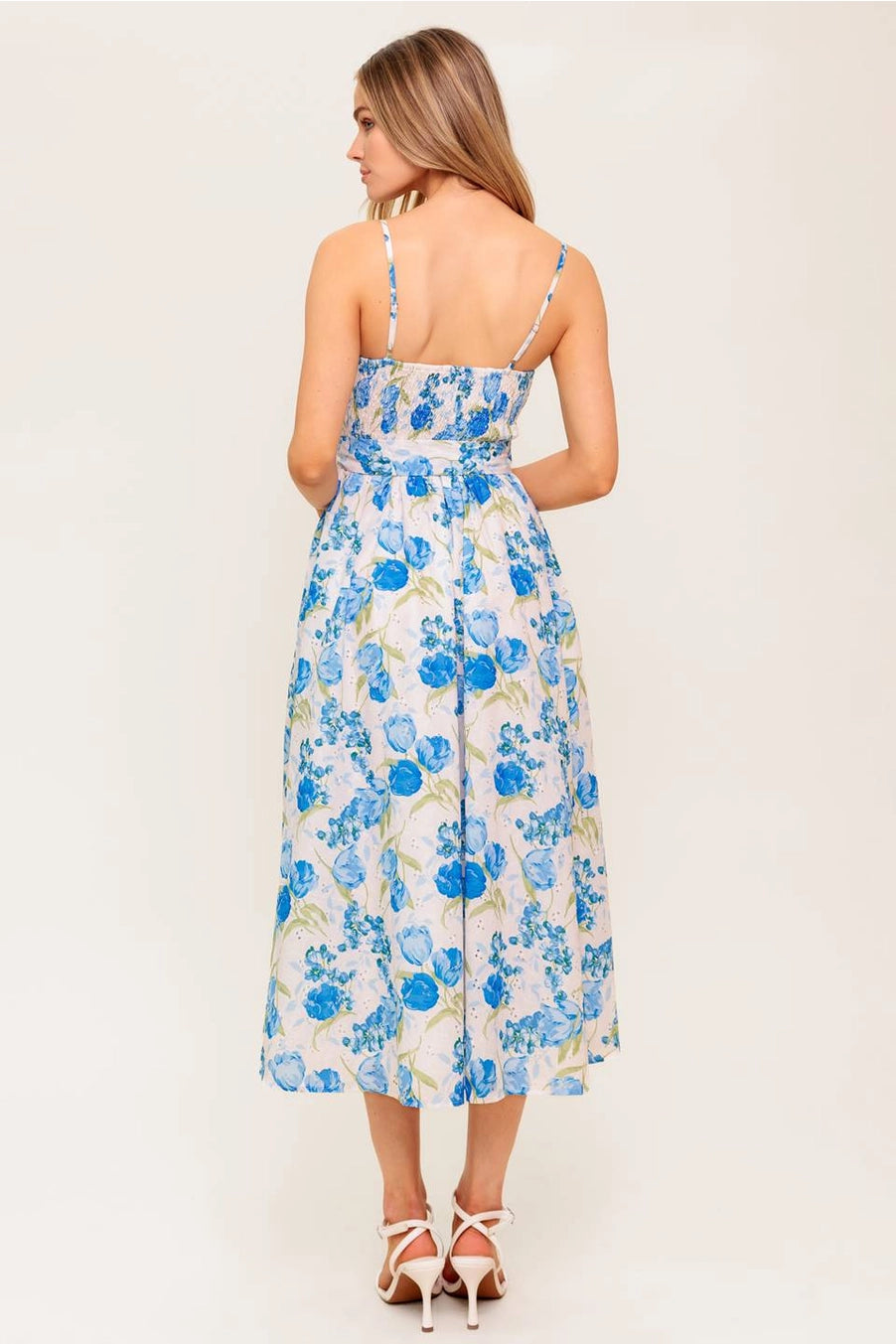 Alissa Eyelet Midi Dress