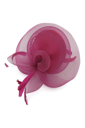Morgan & Taylor - Elisa Fascinator in Cerise