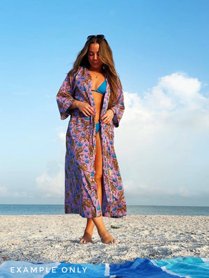 Bright Pink Tiger Robe