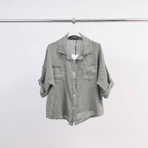 White Linen Shirt
