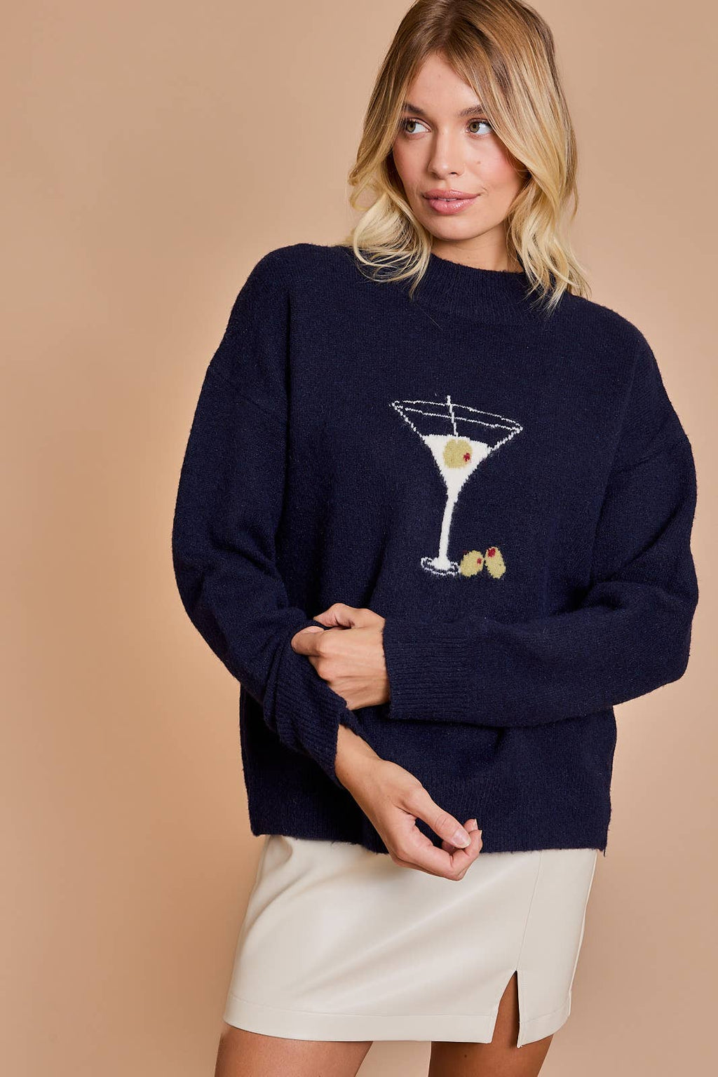 Martini Graphic Sweater
