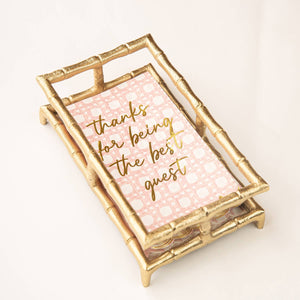 8 Oak Lane - Pink Cane Paper Guest Towel Packs